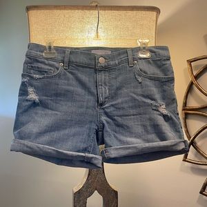 LOFT light wash jean shorts